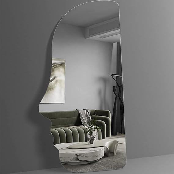 🪞✨ ModernEdge Asymmetrical Mirror 🌿💎