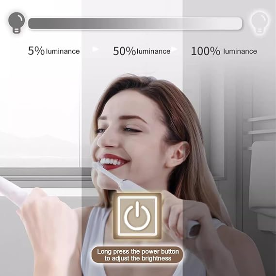 🪞✨ SmartGlow LED Mirror 💡🌙
