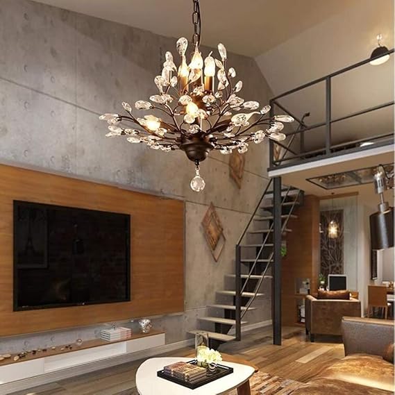💧Raindrop Farmhouse Chandelier ✨🌿🕯️