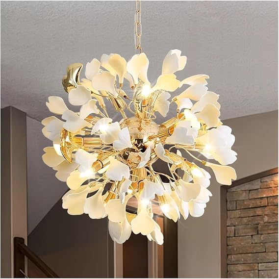 ✨GlowCeram Chandelier 🕯️🌿