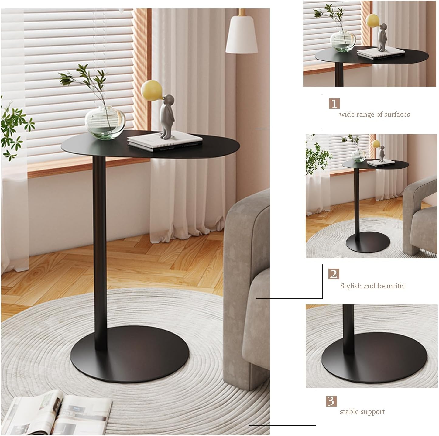🌙🛋️ CozyNest C Side Table ✨☕