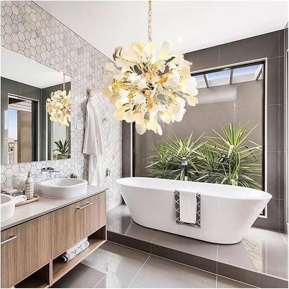 ✨GlowCeram Chandelier 🕯️🌿