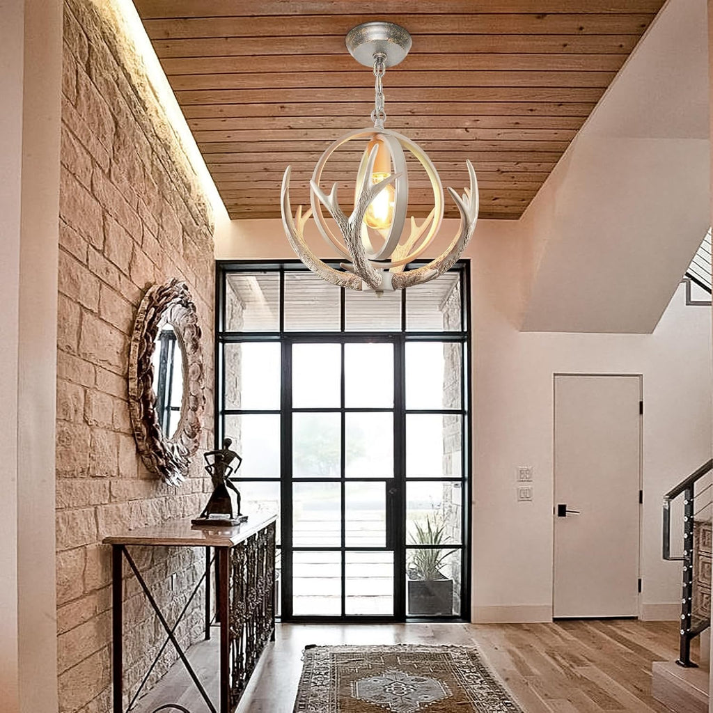 ✨🌿 Rustic Glow Wagon Chandelier 🚜💡✨